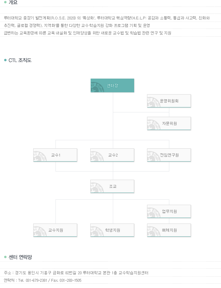 교수학습지원센터 > 센터소개